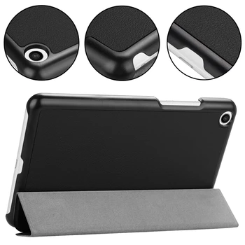 Flip ovitek PU Usnje Smart Primeru za Xiaomi Mipad4 Mi Pad 4 Mipad 4 Tablete 8 inch + HIŠNE Pregleden Zaslon Patron