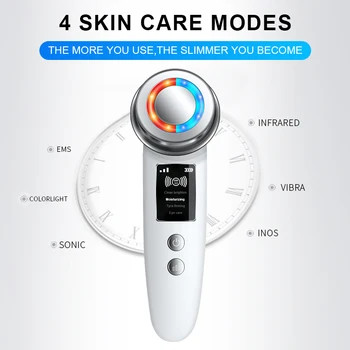 MAKEGINA RF Radio Frequency Obraza Lifting Pralni Ultrazvočno Kože Scruber RF EMS Radio Mesotherapy Obraza Massager