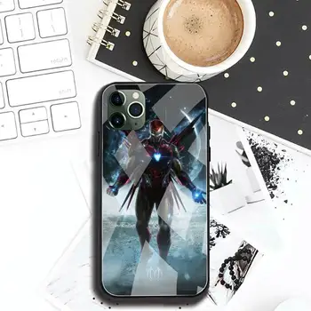 HOTCASHOP marvel junakov Telefon Primeru Kaljeno Steklo Za iPhone 12 max pro mini 11 XR Pro XS MAX 8 X 7 6S 6 Plus SE 2020 primeru