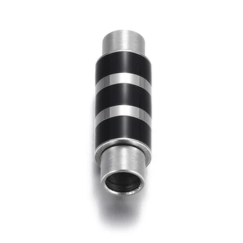Iz nerjavečega Jekla Magnetno Zaponko Dveh Ton Luknja 5mm Usnje Kabel Zapirali Magnet Sponke DIY Zapestnica Nakit, ki opravlja Dobave