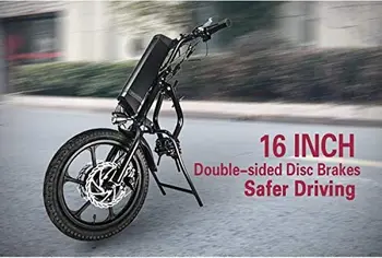 EU DAJATVE FREE16inch 36V 250W 350W 500W DIY Električni Handcycle Voziček h Handbike Pretvorbo Komplet za 8,8 AH 10.4 AH 11.6 ah Baterije