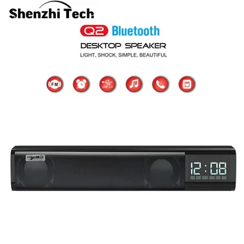 Bluetooth TV Zvočnik Prenosni Zvočnik Super Bass Brezžični Zvok Bar HD prostoročno klicanje 2200mAh Podporo BT TF kartice USB, AUX