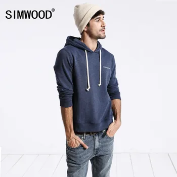 SIMWOOD zgornji del Trenirke moški barva priložnostne hoodies 2020 pomlad novo vezene kapičastih pulover joggers hoodie plus velikost 180211