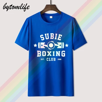 Subie Boks Klub T-shirt Subaru T-shirt za Moške Poletne Črno, Bombaž, Kratke Rokave Priljubljena Normalno Tee Majice, Vrhovi Tee Unisex