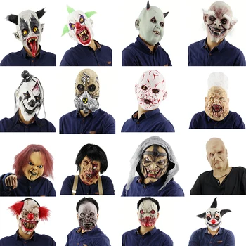 Halloween Grozno Klovn Maske za Maškarada Stranka Strašno Klovni Masko Festival Stranka, Dobave iz Lateksa Masko Grozljive Maske