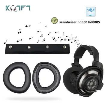 KQTFT Žamet Zamenjava EarPads Glavo za Sennheiser hd800 hd800s HD 800 800s Slušalke Univerzalno Odbijača Earmuff Kritje Blazine