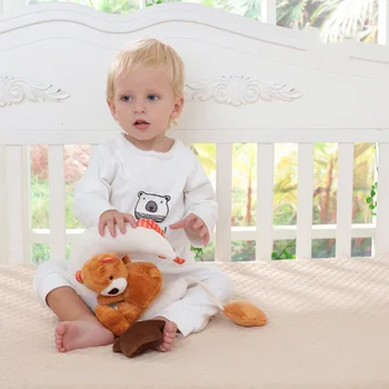Nove super mehka bela luna nosi plišastih igrač obesek baby baby udobje lutka avtomobila posteljo visi