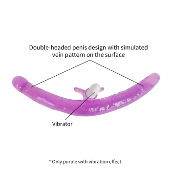 Ženski Dildos Dvojni Penis Dvojno jezika vibracijsko masažo stimulacije Z penis potegnite noge vibracije tri v eno funkcijo