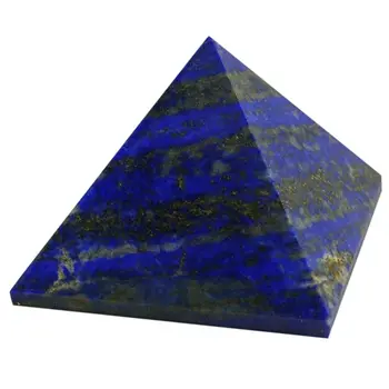 Naravni Lapis Lazuli Kristalno Piramido Stolp 3 cm, Energetsko Celjenje Darilo Doma Dekor