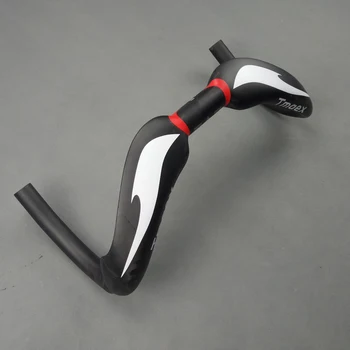 TMAEX carbon krmilo ukrivljen bar skladbo bar sprinter spusti bar ud mat konča 31.8 mm 370/ 385mm dirke grozničav palice