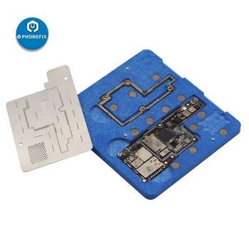 Mobilni Telefon BGA Reballing Stalnica Motherboard Srednji Sloj Položaja Tin Sajenje Varjenje Platforma za iPhone X Popravilo Kit