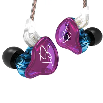 KZ ZST Bluetooth Slušalke 1DD+1BA Voznik Dinamično & Armature v Uho Spremlja Hrupa Izolacijo Hi-fi Glasbo, Šport Čepkov za Slušalke