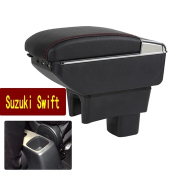 Center Konzole Škatla za Shranjevanje Za Suzuki Swift 2005-2019 Armrest Roko Ostalo Vrtljiv Avto dodatki
