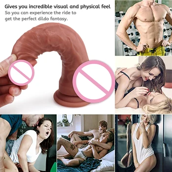 Silikonski Vibrator Sex Igrače Za Žensko Realističen Penis Z Sesalni G-Spot Vagina Stimulator Ženska Masturbacija Izdelke, Povezane S Spolnostjo