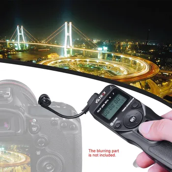 VILTROX Časovni Zamik Intervalometer Timer Daljinski upravljalnik za Sprostitev Zaklopa s N3 Kabel za Nikon D90 D600 D3100 D3200 D5000 D5100