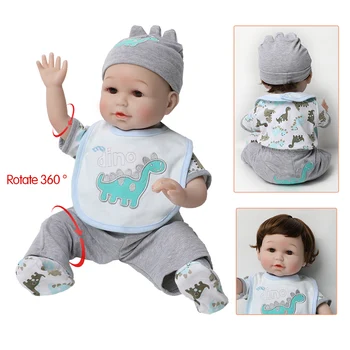 56 cm Bebe Silikonski Prerojeni Lutke 22-palčni Živ Malčka Realne Veren Boneca Resnično Dekle, Fant Baby Doll Plišastih Igrač za Otroke