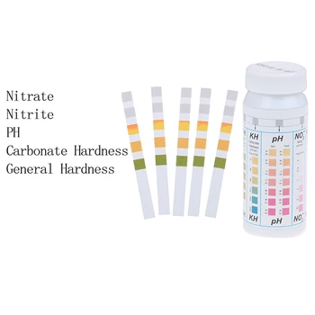 50 Trakovi 5 v 1 Bazen, Spa Vode Testnih Lističev Nitrat Nitrit PH Trdota