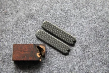 Po meri Narejene 3K Polno Ogljikovih Vlaken Ročaj Lestvice 58mm za Victorinox Swiss Army Knife EOS Mod