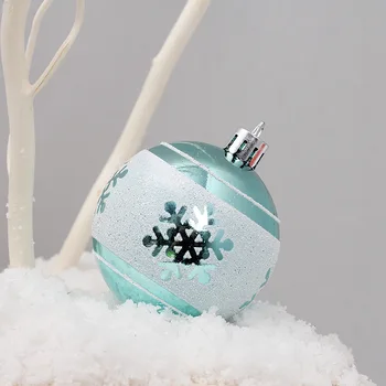 24pcs 6 cm modra risanje božični kroglice Božič visi drevo žogo dekor Drevo Žogo Okraski za Božič Stranka dobave dekor