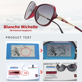 Blanche Michelle Nova sončna Očala, Ženske Polarizirana Letnik UV400 ženska sončna Očala Za Vožnjo oculos gafas de sol mujer Z Box