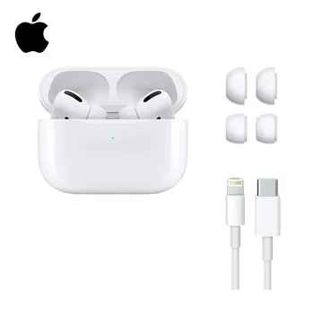 Original Apple AirPods Pro Brezžične Bluetooth Slušalke Aktivno zmanjševanje hrupa Primeru za iPhone 6s 6 7 8 11 12 Plus iPad, Mac Watch