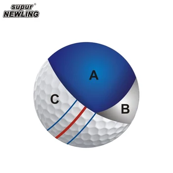 12 Kos Golf Žogic Supur Newling Trojno Skladbo Dolge Razdalje 3-kos Golf Žogo