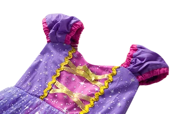Baby Dekleta Bleščica Obleka Princess Cosplay Kostum Otrok Rojstni Dan Vestidos Otroci Halloween Carnival Oblačila