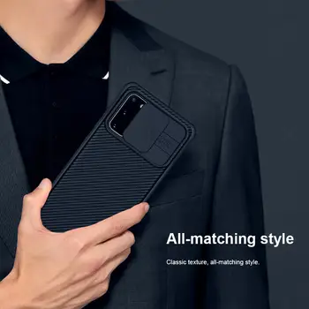 NILLKIN CamShield Pro Ohišje Za Samsung Galaxy S20 potisnite pokrov za kamero zaščito za Galaxy S20 5G primeru hrbtni pokrovček