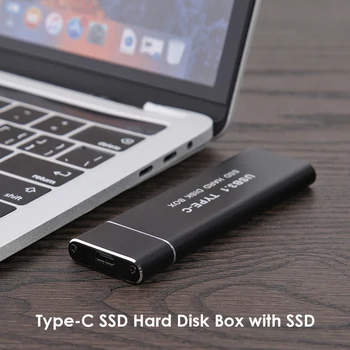 M. 2 SATA SSD 128GB 256GB 512GB 1TB 3D NAND NGFF M2 2280 SSD Notranji Pogon ssd + USB Tip C na M. 2 Adapter Kit za Deskt