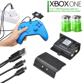 2pcs 1100mAh Xbox Eno Baterijo za Xbox Eno Xbox En S Xbox One X Xbox Eno Elite Wireless Controller