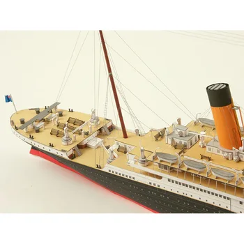 1:400 Titanik Britanski Titanik Cruiser 3D Papir Model Ladje Model Ročno DIY Vojaške Fan Zbirka Darilo Igrača za Otroke, Odrasle