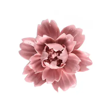 Sodobno Keramično 3D Roža Obesek Steni Visi Obrti Dekoracijo Doma dnevna Soba Simulacije Cvet Stenske Nalepke Zidana Okraski