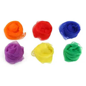 6 Barv Porobljeni Kvadratnih Žongliranje, Ples, Gaza Rute Barva Candy Kvadratek