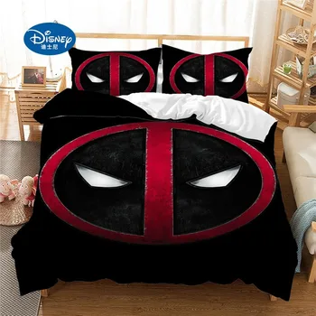 Disney Deadpool 3D posteljnina nabor Rjuhe Kritje nastavite tolažnik posteljnina določa posteljno perilo, posteljnina nabor twin Kraljica Kralj velikost (ŠT stanja)