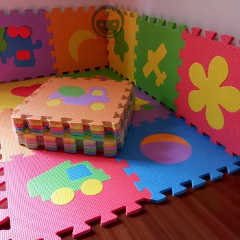 10PCS Paket Baby Puzzle Mat Otroška Igra Mat Talne Sestavljanke Mat EVA Otroci Pena, Preproga Mozaična Tla Igrajo Preproge 4 Slog PX10
