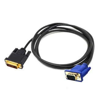 DVI-I DVI Na VGA D-Sub, Video Kabel Pretvornik Vodi 1080P HD ločljivosti za Windows, MAC OS 8.6 9 Sistemov ali Nad Svetlobe