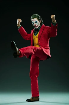1/6 FS027 Joaquin Phoenix Joker Rdečo Obleko Različica Nov Slog Celoten Sklop Ukrepov Številke za Igrače, Darila Zbirk