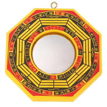 2pcs 4 Cm Srečen Kitajski Feng Shui Dent Konveksna Bagua FengShui Ogledalo Taoist Talisman Energy Doma Dekoracijo Ornament