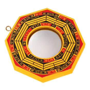 2pcs 4 Cm Srečen Kitajski Feng Shui Dent Konveksna Bagua FengShui Ogledalo Taoist Talisman Energy Doma Dekoracijo Ornament