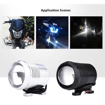 Motorno kolo Smerniki U2 Motocikla delovna svetilka Cree Čip Nepremočljiva Offroad SUV Luči, Motor Meglo svetlobni pramen Za Honda, Yamaha