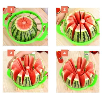 Ustvarjalne Lubenica Slicer Melona Nož 410 nerjavečega jekla Sadje za Rezanje Slicer Priročna Kuhinja cook
