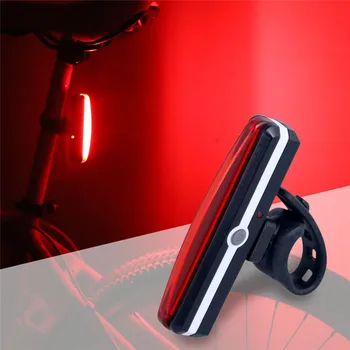 Nov Prenosni LED USB MTB Cestno Kolo Zadnje Luči za ponovno Polnjenje Varnost Opozorilo Kolo Zadnje Luči Lučka Kolesarjenje kolesarska Oprema