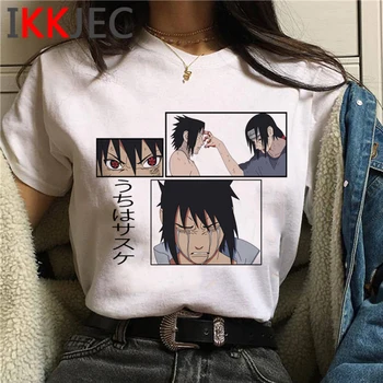 Naruto Sasuke poletnih vrh tshirt femme harajuku priložnostne 2020 kimono t-shirt