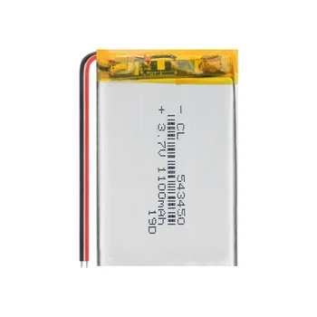 543450 3,7 V Litij-Polymer Akumulatorske 1100MAh Baterija za Smart domačih pridelkov in Izdelkov Sončne Svetilke Pametna Zapestnica 503450 Li-ion Celice