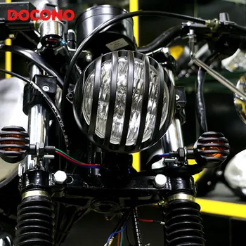Univerzalno motorno kolo cafe moto Classic Vključite Opozorilne Luči Aluminijeve zlitine Motocikla Retro Medli luči Za Zavijanje