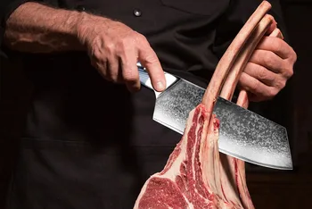 XITUO Rastlinskih Cleaver Kuhinjski Nož Japonski Damask Kuhar Nož 67 Plast Anti-rja Noži Ultra Sharp G10 Ročaj Kuhanje Orodje