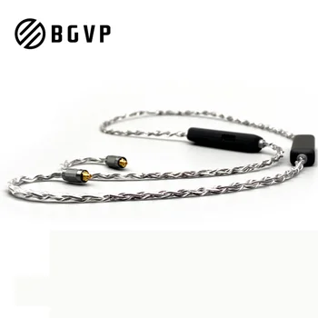 BGVP M2 TWS Bluetooth Slušalke Žične 6N Eno Crystal Baker Silver Plated Nadgradnjo Kabel 0.78 MMCX Vmesnik, Prilagodljiva Kodiranje