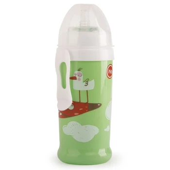 Steklenice Happy Baby 14015 hranjenje steklenico vode za otroka pitne Sivo 360ml
