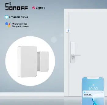 SONOFF SNZB-04 Zigbee Mini Vrata, Okna Alarm Senzor za eWelink Smart Security ZBBridge Zahteva Delo z Alexa googlova Domača stran