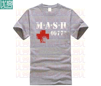 2020 Modela kratek rokav Moda Mash m.a.s.h. Mash Funshirt Zabavno Kult Koreja Film ameriške Vojske 4077 Th Fitnes t-majice